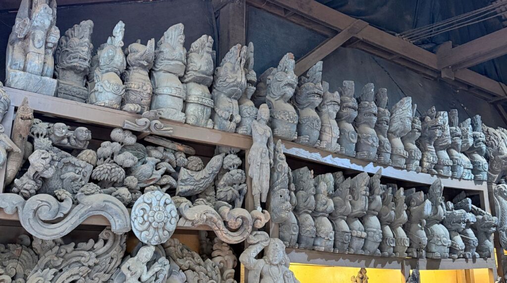 sculpted pieces from the sanctuary of truth